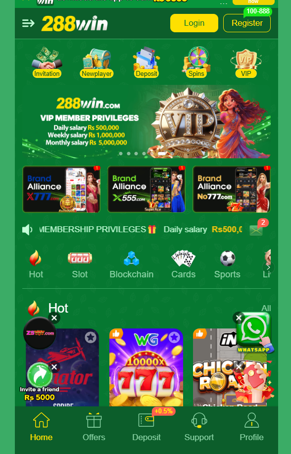 Download 288Win Game Download Real Earning APP Official App Version 2.2 2026 APK
